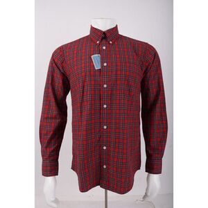 Castaway Nantucket Island Mens Chase Oxford Shirt Size S Red Plaid NWT $135